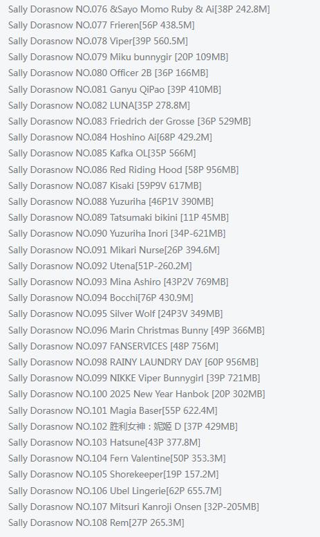 Sally Dorasnow ΢ȦȦCOSϼ 108