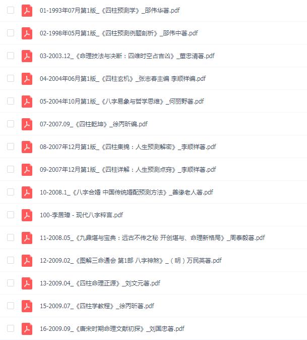 【国学系列】八字命理系列书籍大合集(400本)