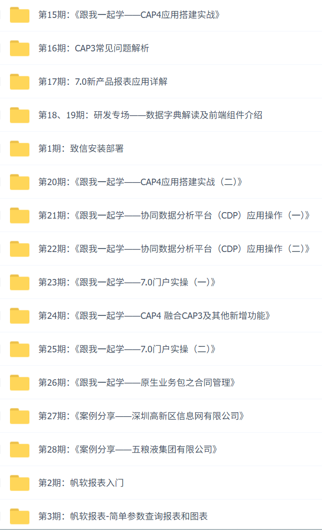 咨询实施部网络培训(帆软报表等)